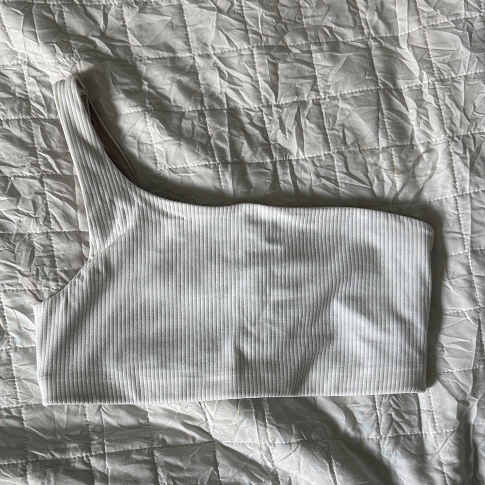 Lululemon Athletica One-Shoulder Ribbed Sports Bra